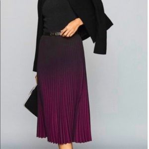 Reiss pleated ombré Marlie Skirt